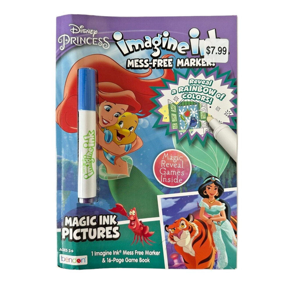 Disney Princess Imagine Ink Marker Game Book